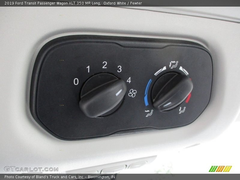 Oxford White / Pewter 2019 Ford Transit Passenger Wagon XLT 350 MR Long