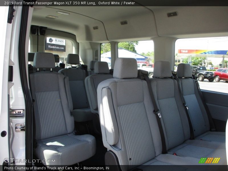 Oxford White / Pewter 2019 Ford Transit Passenger Wagon XLT 350 MR Long