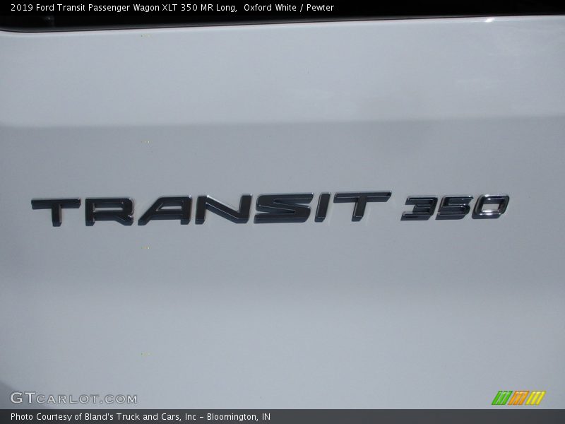 Oxford White / Pewter 2019 Ford Transit Passenger Wagon XLT 350 MR Long