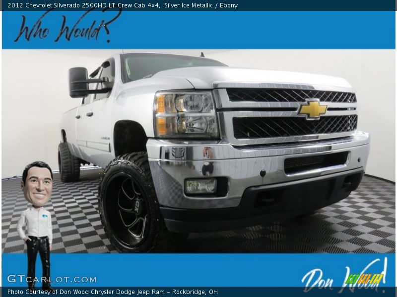 Silver Ice Metallic / Ebony 2012 Chevrolet Silverado 2500HD LT Crew Cab 4x4
