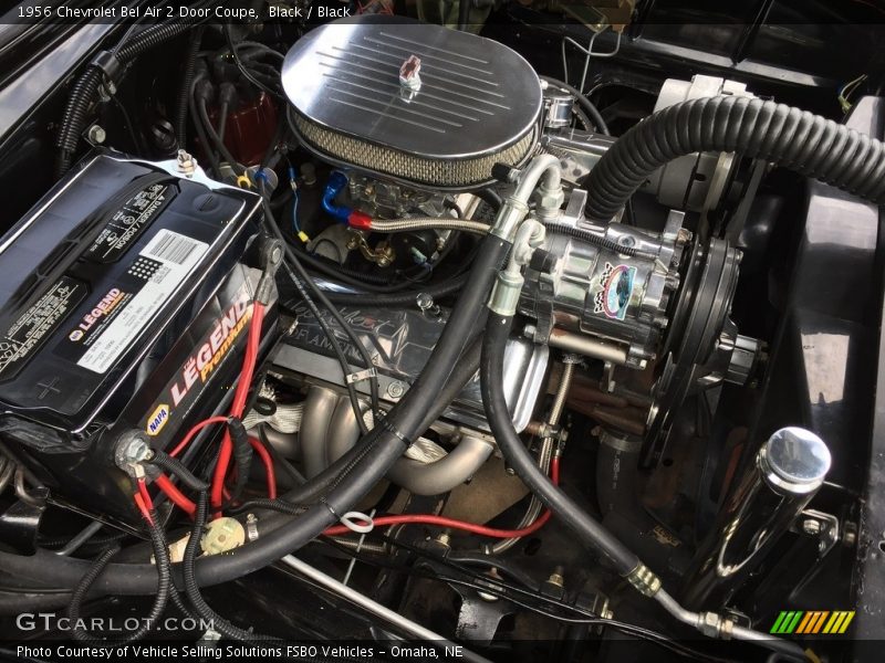 Black / Black 1956 Chevrolet Bel Air 2 Door Coupe