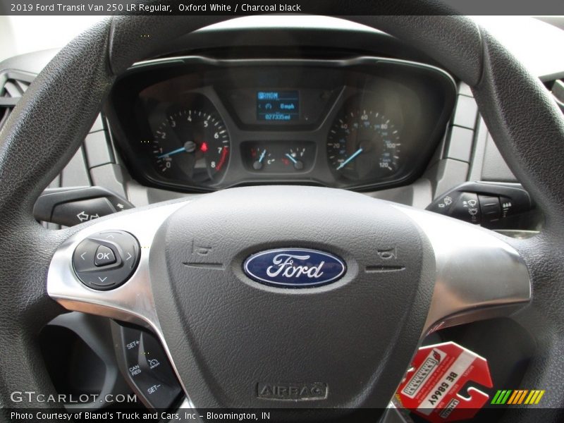 Oxford White / Charcoal black 2019 Ford Transit Van 250 LR Regular