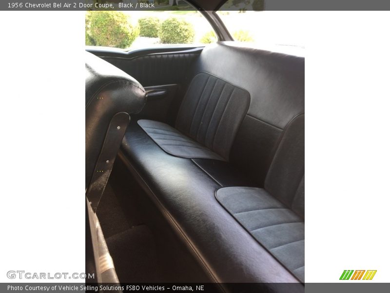 Black / Black 1956 Chevrolet Bel Air 2 Door Coupe