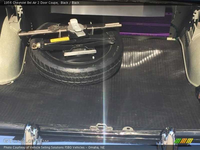 Black / Black 1956 Chevrolet Bel Air 2 Door Coupe