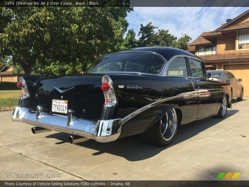 Black / Black 1956 Chevrolet Bel Air 2 Door Coupe