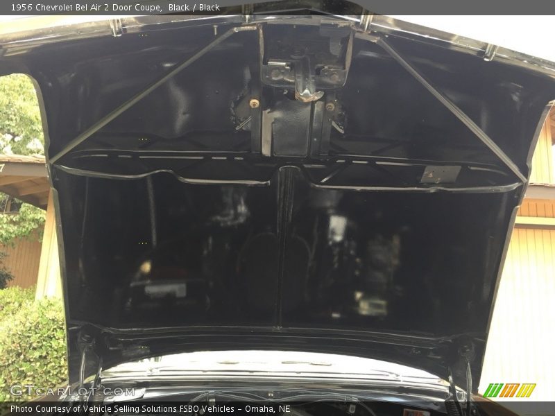 Black / Black 1956 Chevrolet Bel Air 2 Door Coupe