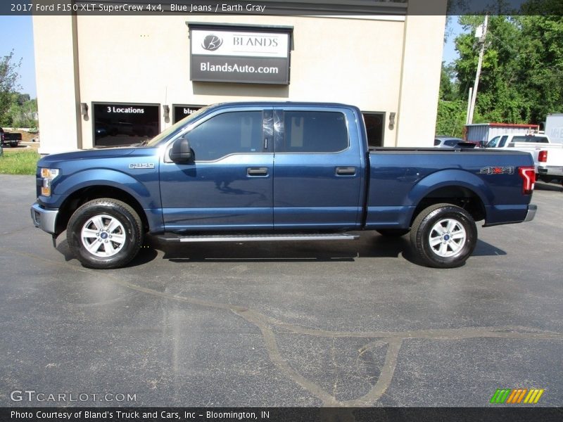 Blue Jeans / Earth Gray 2017 Ford F150 XLT SuperCrew 4x4