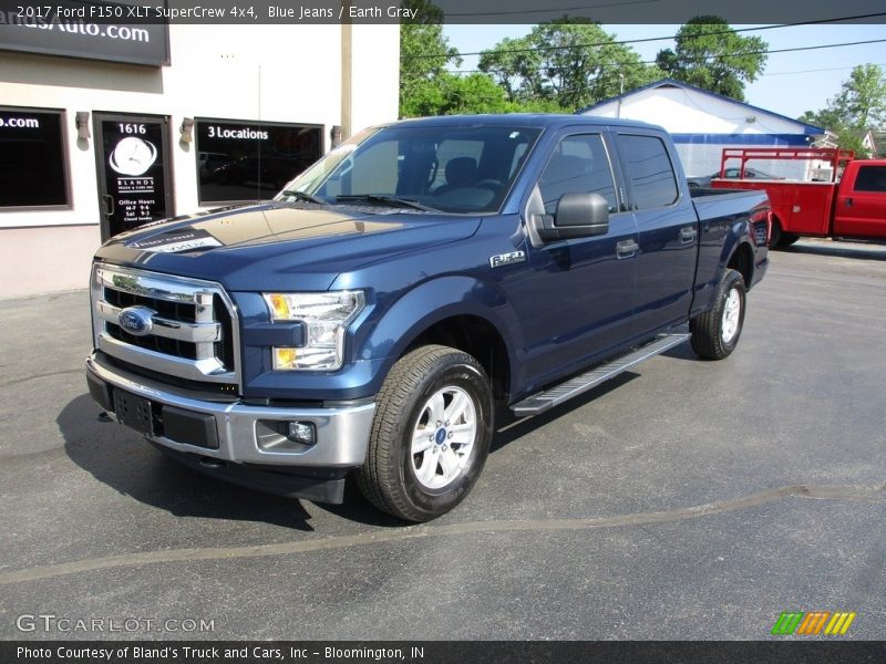 Blue Jeans / Earth Gray 2017 Ford F150 XLT SuperCrew 4x4