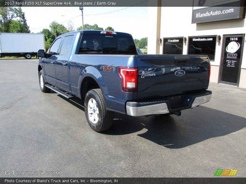 Blue Jeans / Earth Gray 2017 Ford F150 XLT SuperCrew 4x4