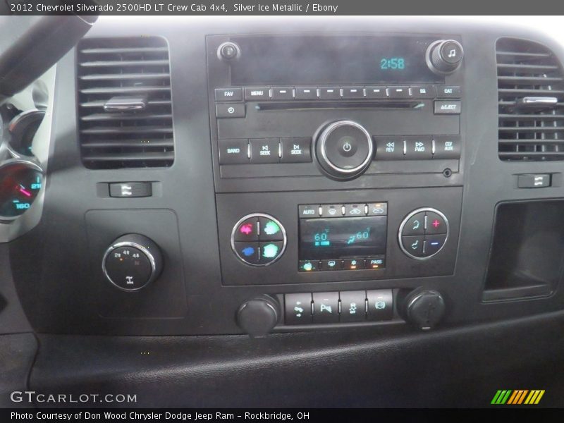 Silver Ice Metallic / Ebony 2012 Chevrolet Silverado 2500HD LT Crew Cab 4x4