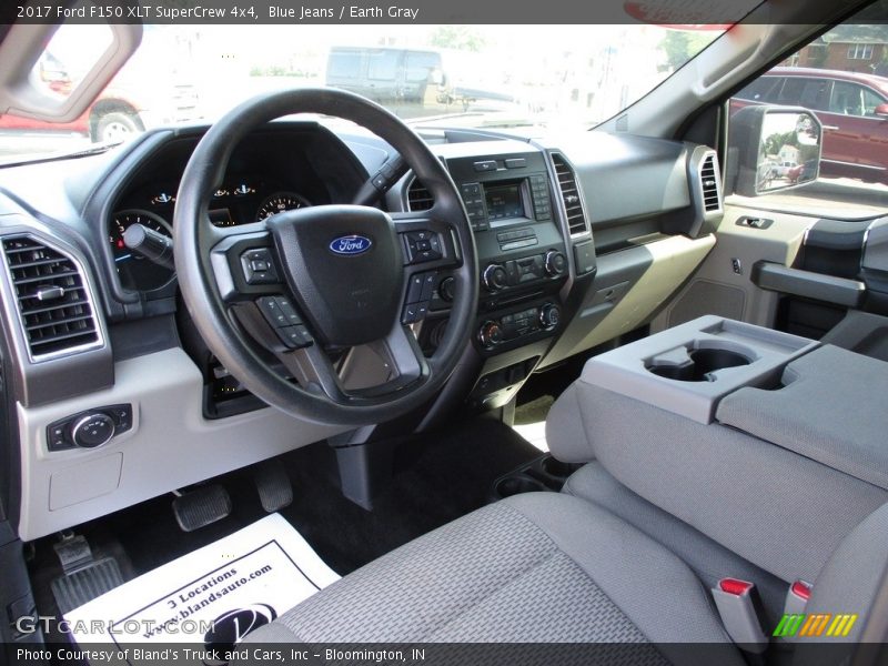Blue Jeans / Earth Gray 2017 Ford F150 XLT SuperCrew 4x4