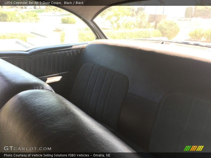 Black / Black 1956 Chevrolet Bel Air 2 Door Coupe