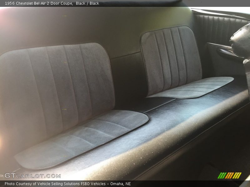 Black / Black 1956 Chevrolet Bel Air 2 Door Coupe