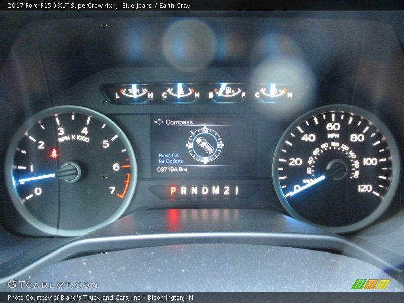 Blue Jeans / Earth Gray 2017 Ford F150 XLT SuperCrew 4x4