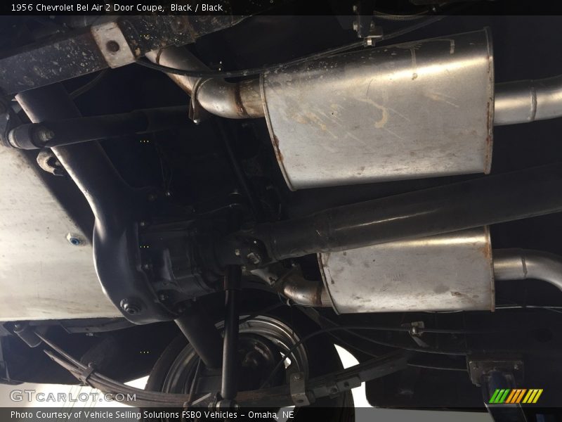 Black / Black 1956 Chevrolet Bel Air 2 Door Coupe