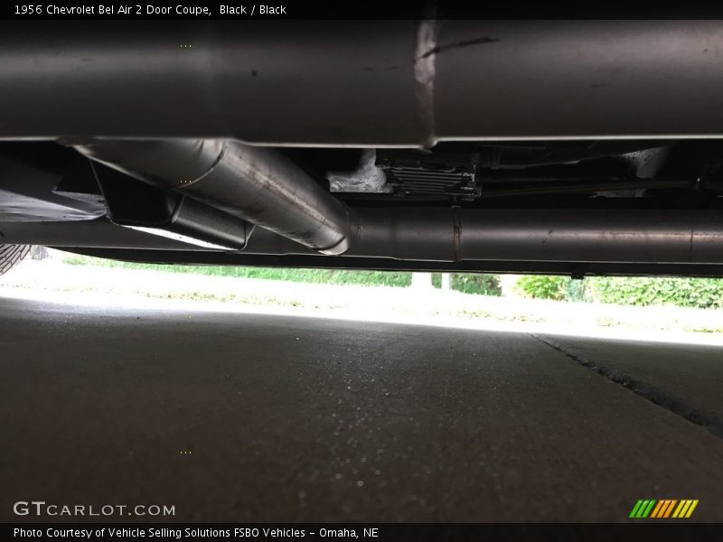 Black / Black 1956 Chevrolet Bel Air 2 Door Coupe