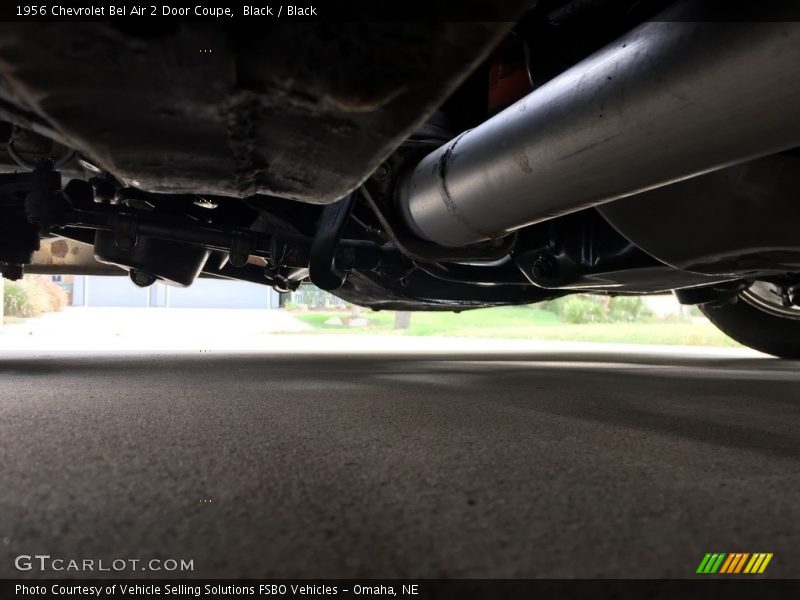Black / Black 1956 Chevrolet Bel Air 2 Door Coupe