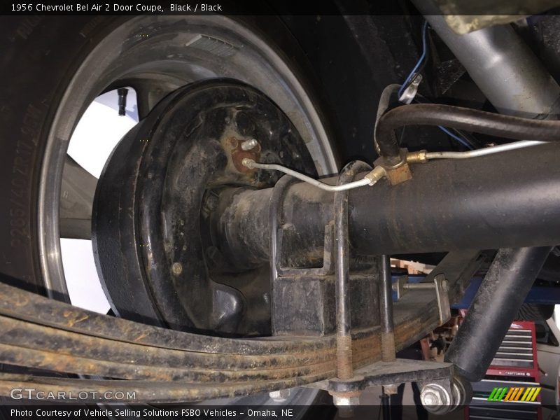 Black / Black 1956 Chevrolet Bel Air 2 Door Coupe