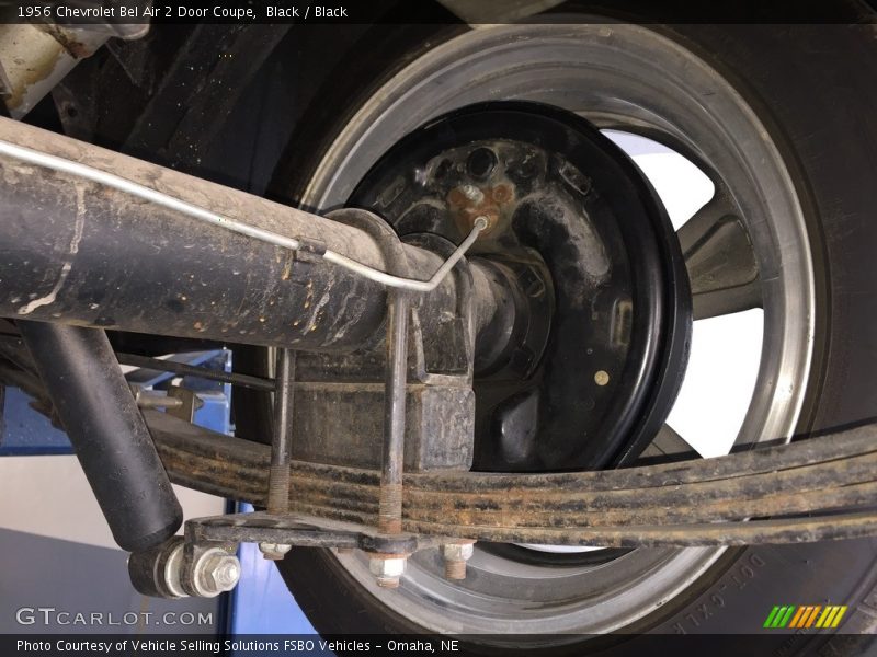 Black / Black 1956 Chevrolet Bel Air 2 Door Coupe