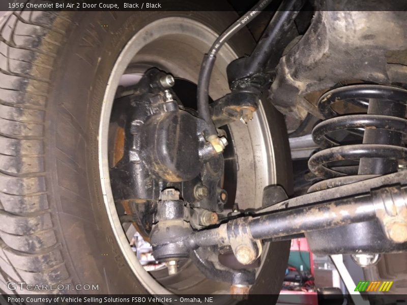 Black / Black 1956 Chevrolet Bel Air 2 Door Coupe