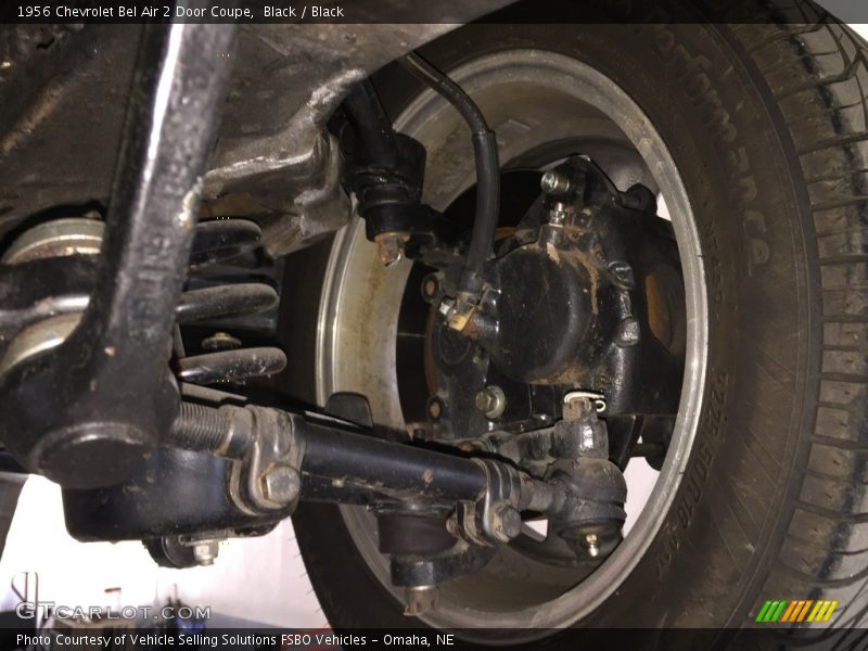 Black / Black 1956 Chevrolet Bel Air 2 Door Coupe