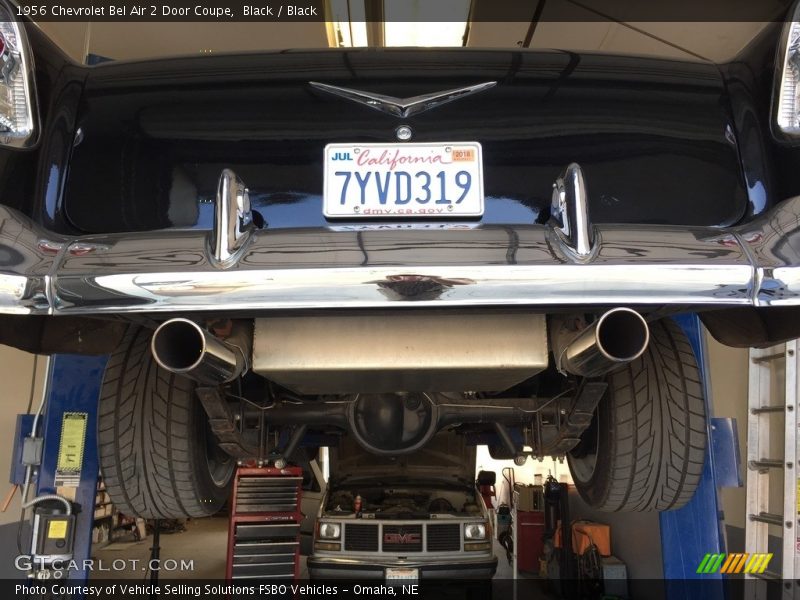 Black / Black 1956 Chevrolet Bel Air 2 Door Coupe