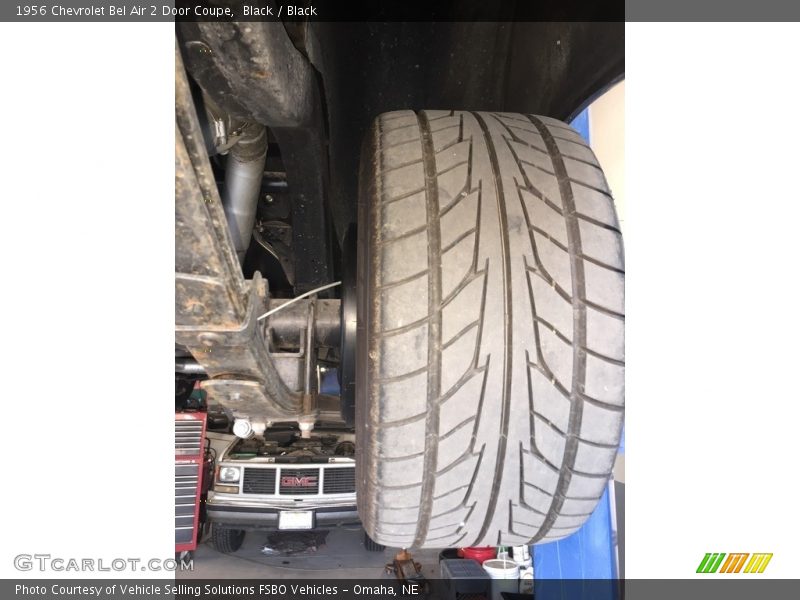 Black / Black 1956 Chevrolet Bel Air 2 Door Coupe