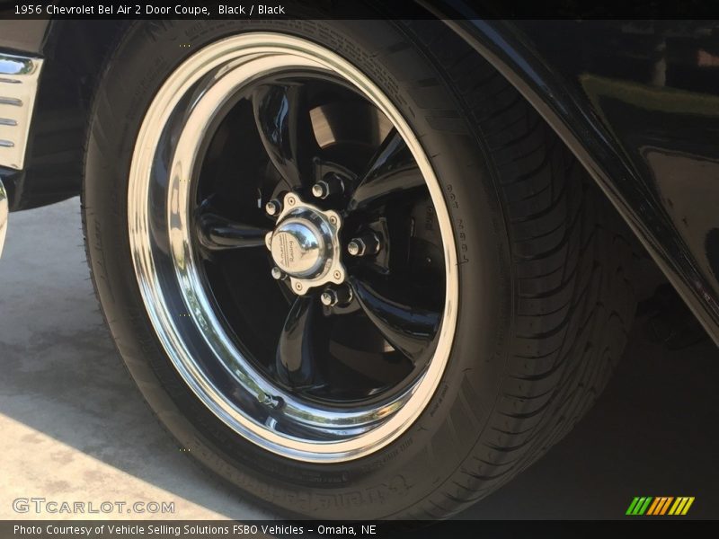 Black / Black 1956 Chevrolet Bel Air 2 Door Coupe