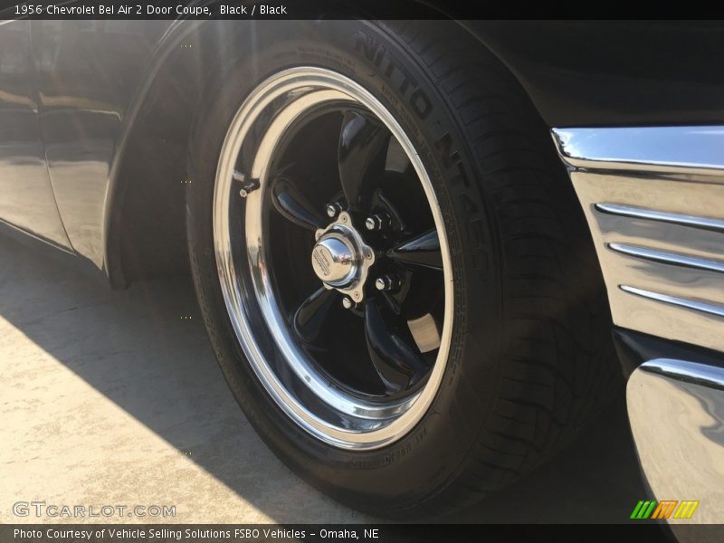 Black / Black 1956 Chevrolet Bel Air 2 Door Coupe