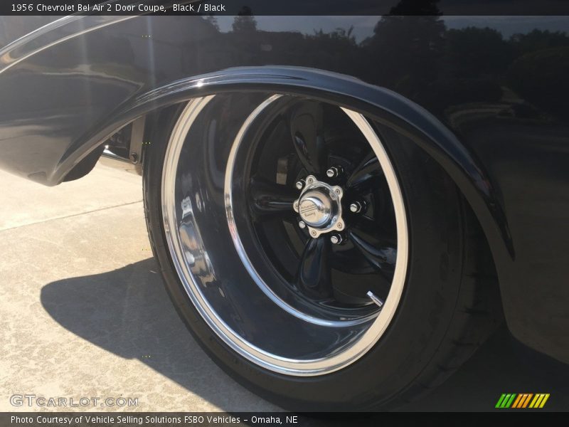Black / Black 1956 Chevrolet Bel Air 2 Door Coupe