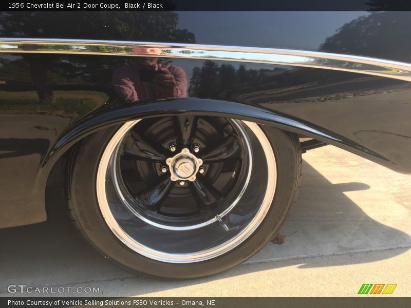 Black / Black 1956 Chevrolet Bel Air 2 Door Coupe
