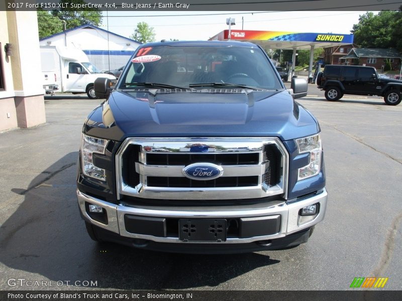 Blue Jeans / Earth Gray 2017 Ford F150 XLT SuperCrew 4x4