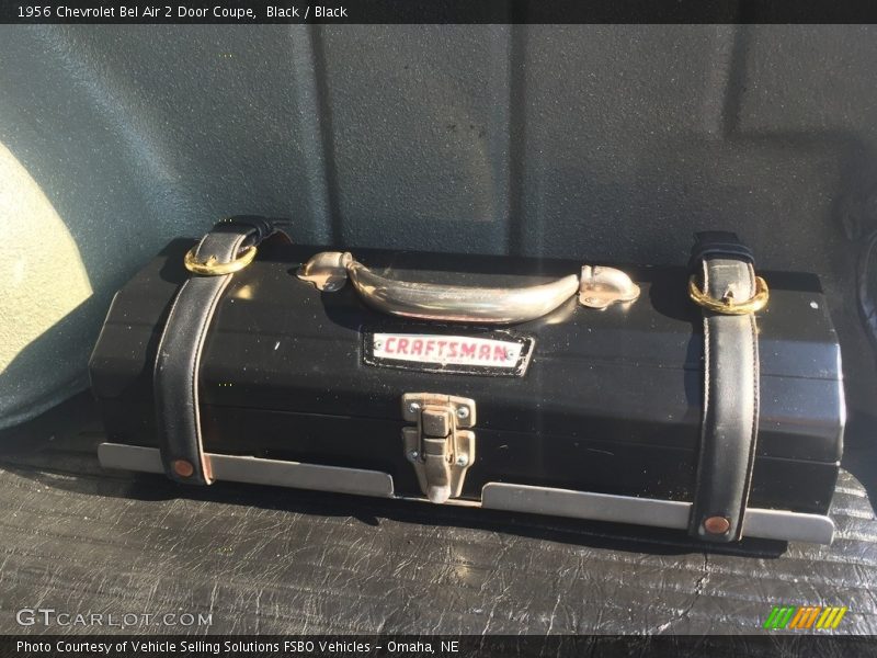 Black / Black 1956 Chevrolet Bel Air 2 Door Coupe