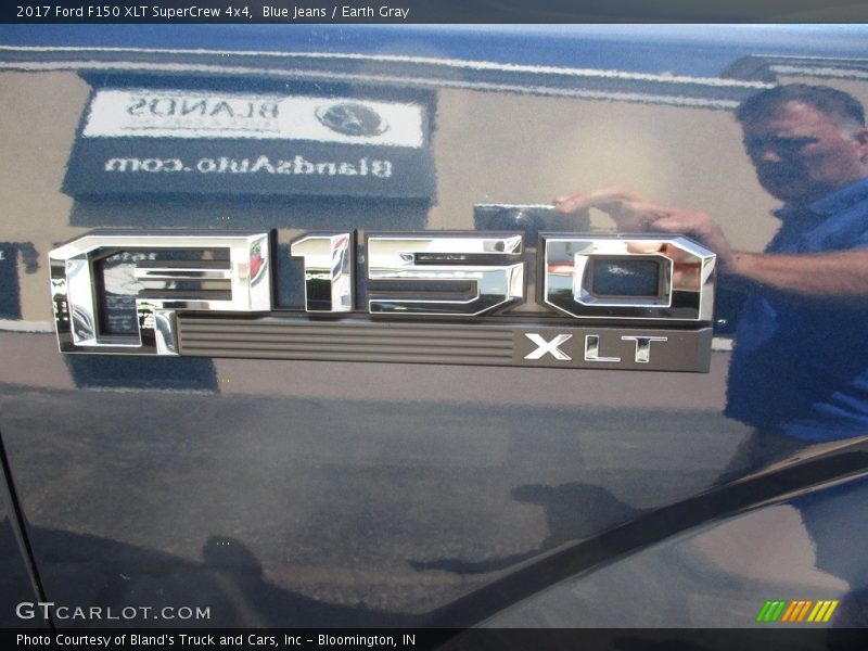 Blue Jeans / Earth Gray 2017 Ford F150 XLT SuperCrew 4x4