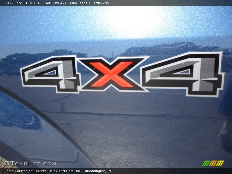 Blue Jeans / Earth Gray 2017 Ford F150 XLT SuperCrew 4x4