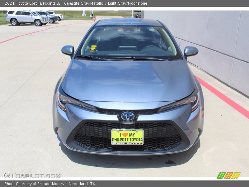 Celestite Gray Metallic / Light Gray/Moonstone 2021 Toyota Corolla Hybrid LE