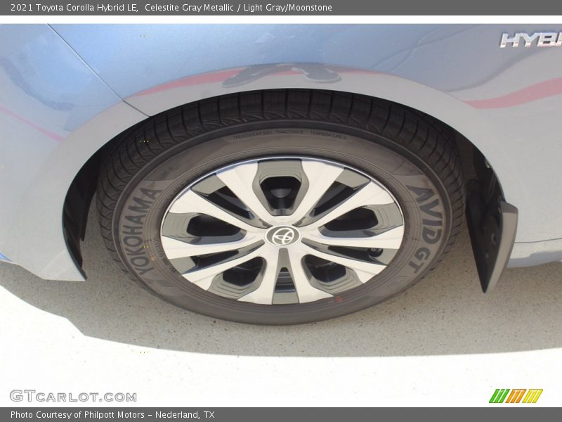 Celestite Gray Metallic / Light Gray/Moonstone 2021 Toyota Corolla Hybrid LE