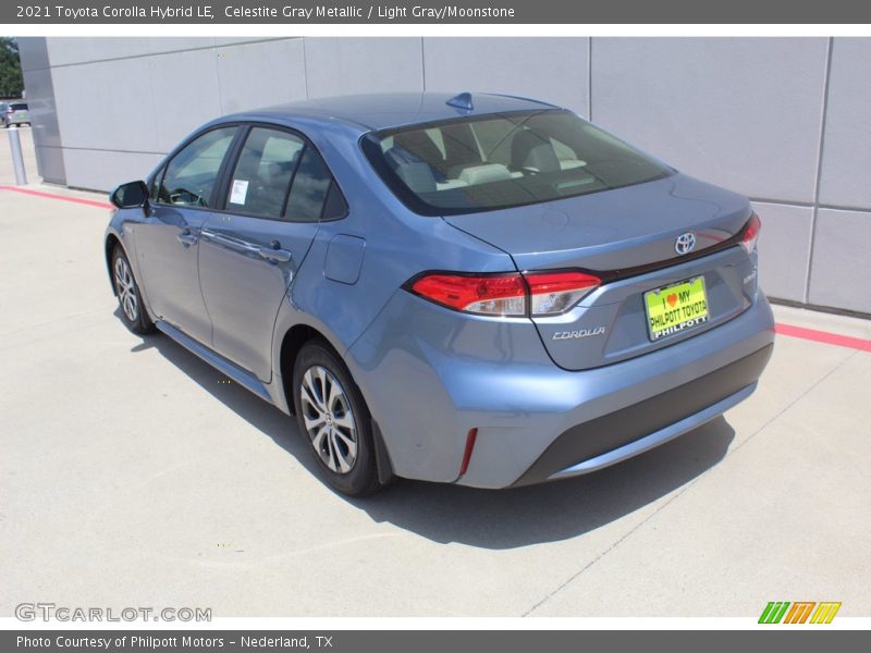 Celestite Gray Metallic / Light Gray/Moonstone 2021 Toyota Corolla Hybrid LE