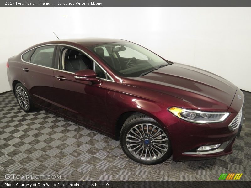 Front 3/4 View of 2017 Fusion Titanium
