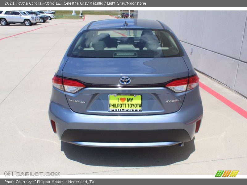 Celestite Gray Metallic / Light Gray/Moonstone 2021 Toyota Corolla Hybrid LE