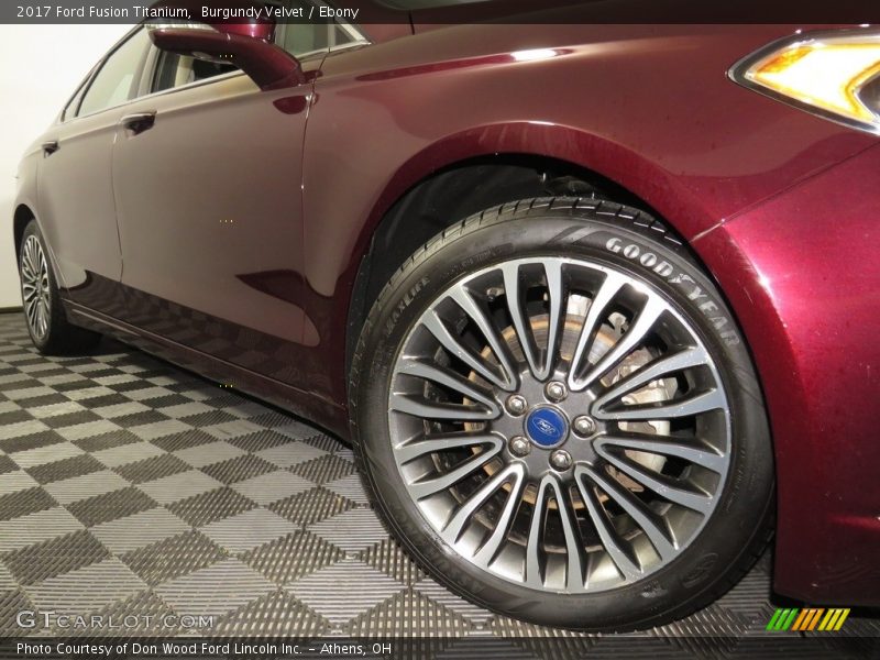 Burgundy Velvet / Ebony 2017 Ford Fusion Titanium