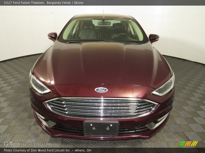 Burgundy Velvet / Ebony 2017 Ford Fusion Titanium