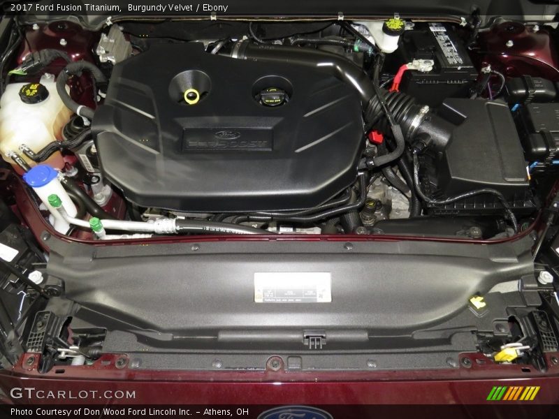 Burgundy Velvet / Ebony 2017 Ford Fusion Titanium