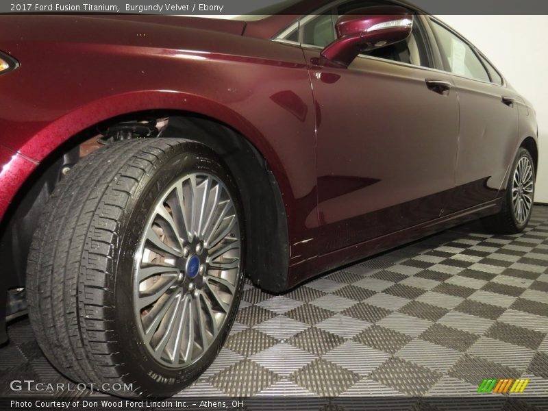 Burgundy Velvet / Ebony 2017 Ford Fusion Titanium