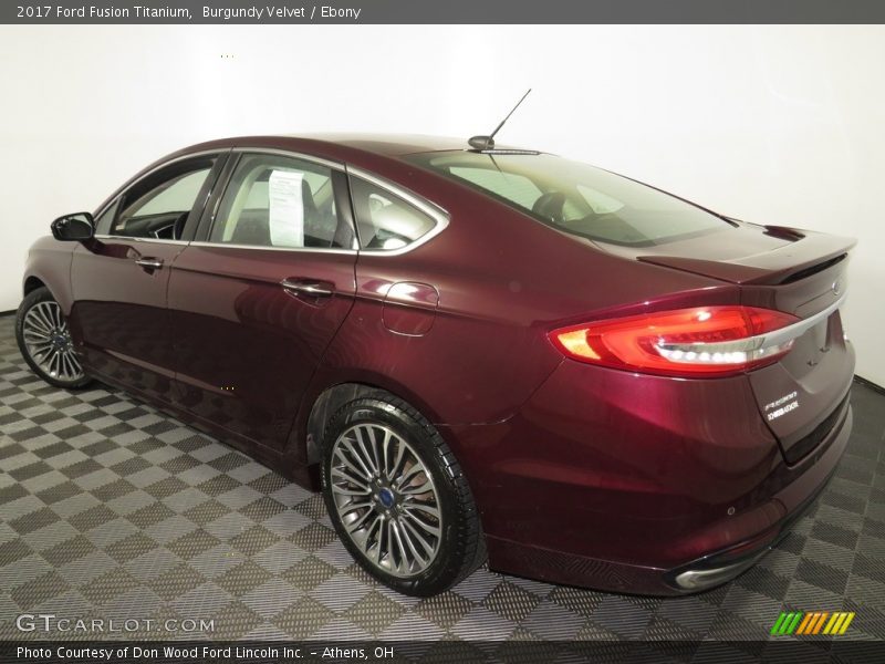 Burgundy Velvet / Ebony 2017 Ford Fusion Titanium