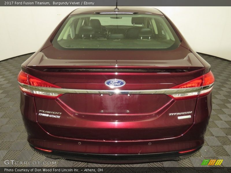 Burgundy Velvet / Ebony 2017 Ford Fusion Titanium