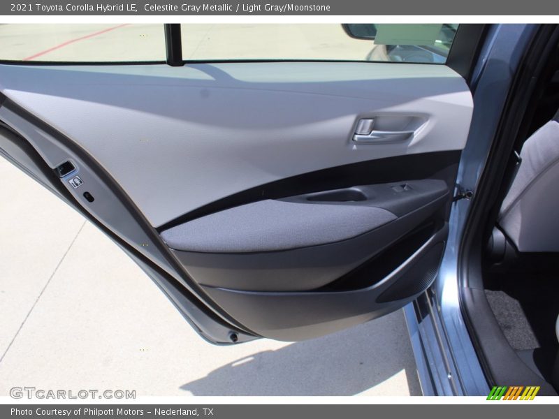 Celestite Gray Metallic / Light Gray/Moonstone 2021 Toyota Corolla Hybrid LE