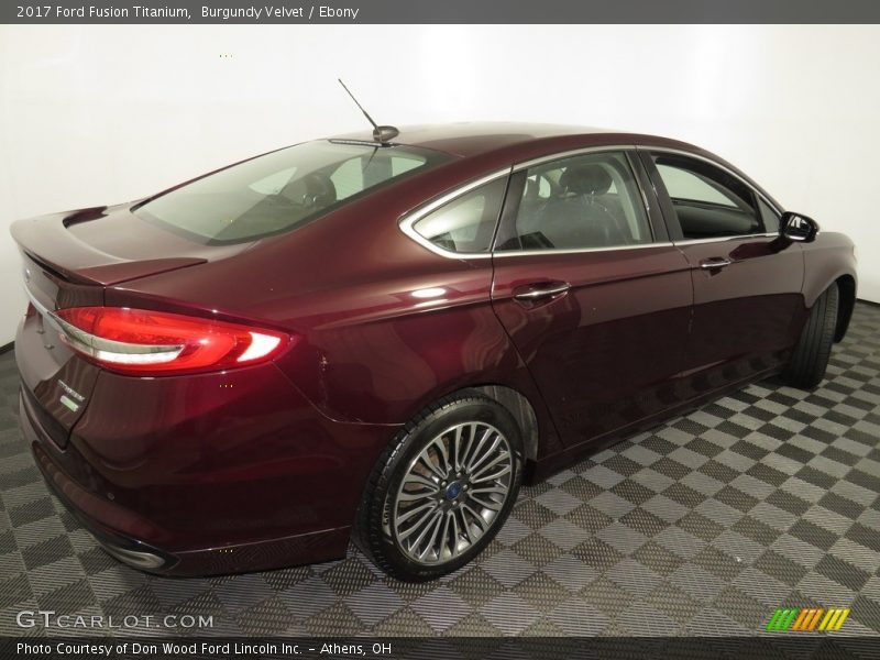 Burgundy Velvet / Ebony 2017 Ford Fusion Titanium