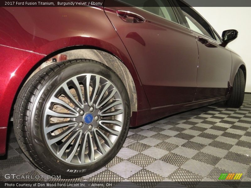 Burgundy Velvet / Ebony 2017 Ford Fusion Titanium