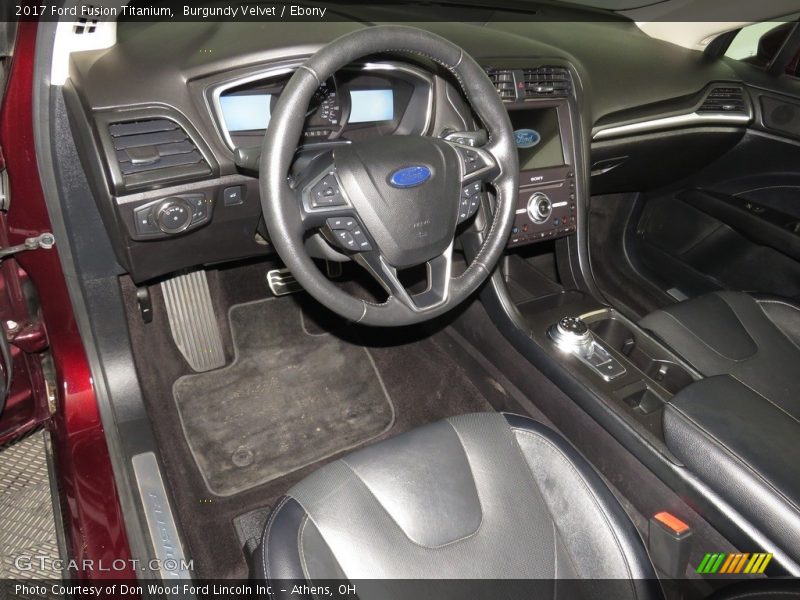 Burgundy Velvet / Ebony 2017 Ford Fusion Titanium